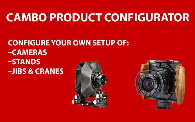 Cambo product configurator. Configure your complete Cambo solution here. 